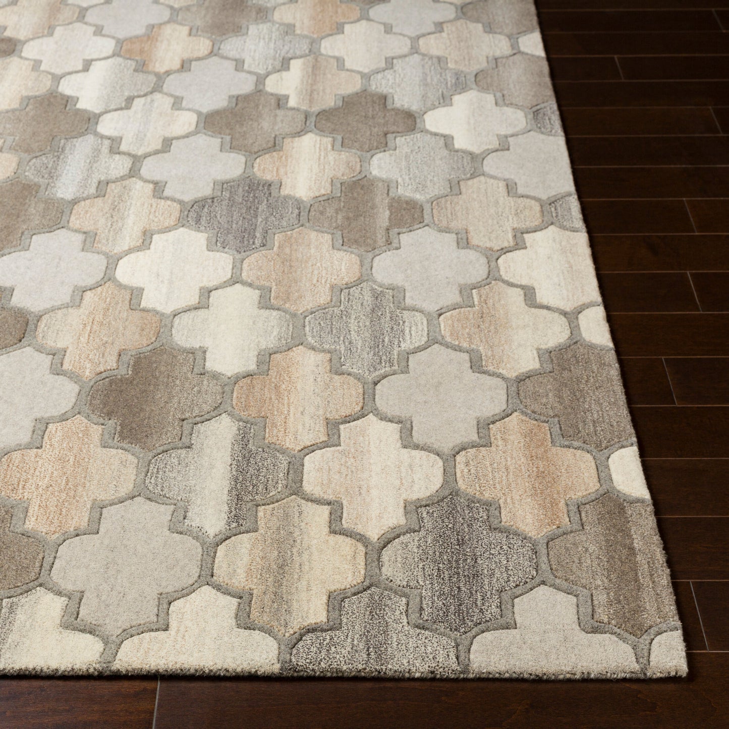 Forum FM-7208 4ft Square Handmade Wool Accent Rug