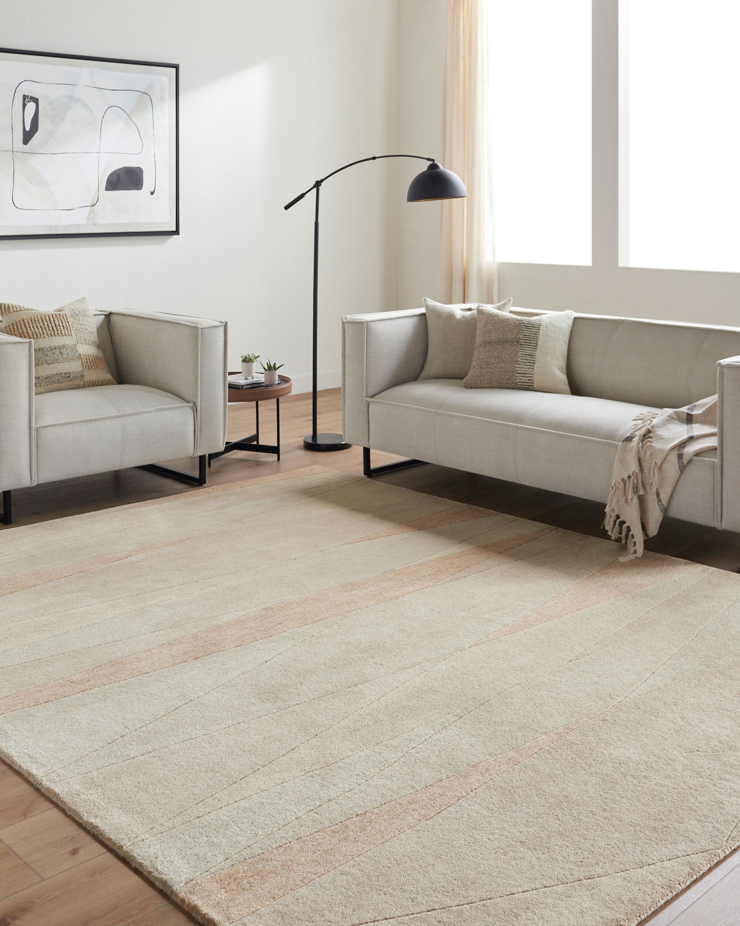 Forum FM-7240 8ft Runner Handmade Wool Runner Rug