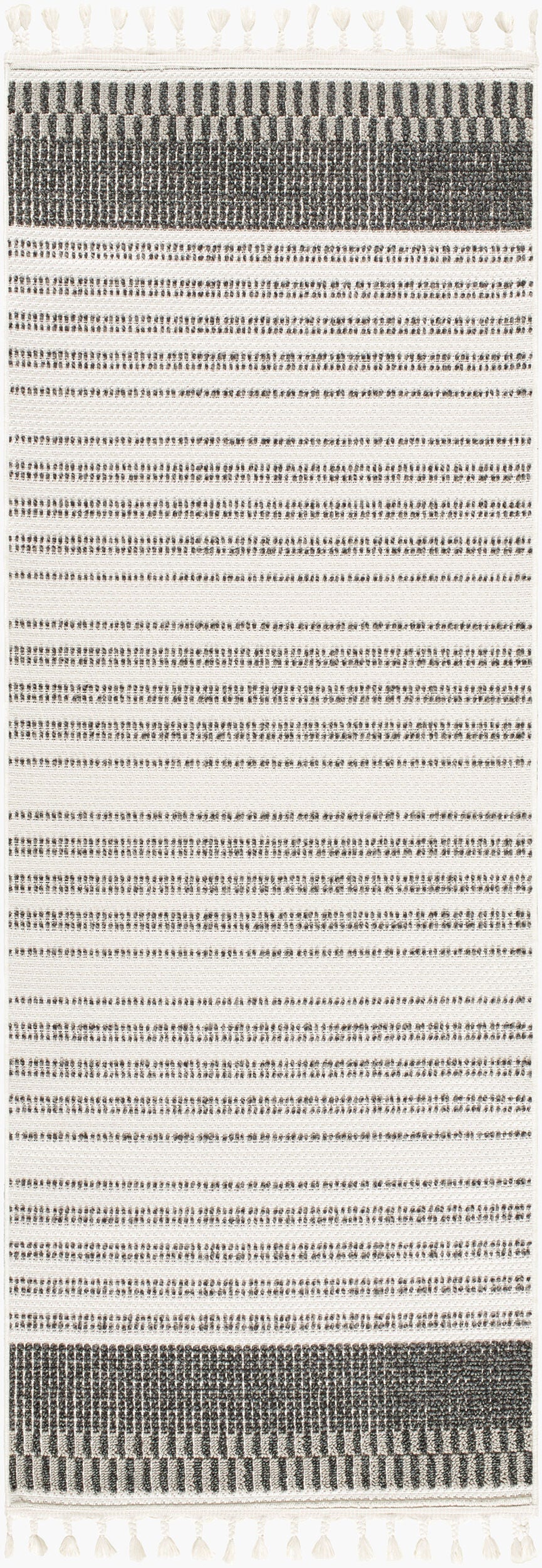 Finland FND-2305 7ft Runner Machine Woven Runner Rug