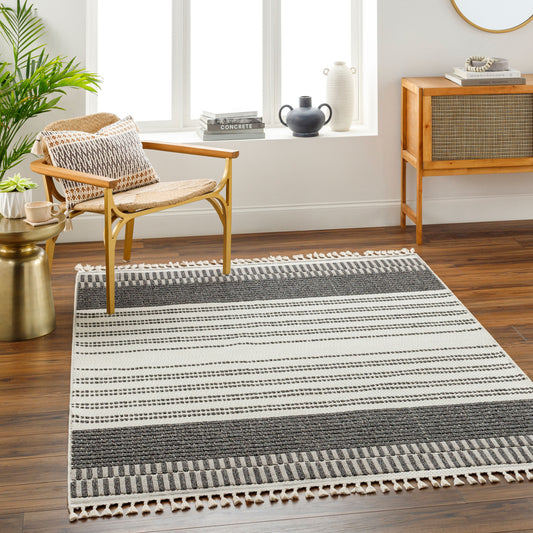 Finland FND-2305 7ft Runner Machine Woven Runner Rug