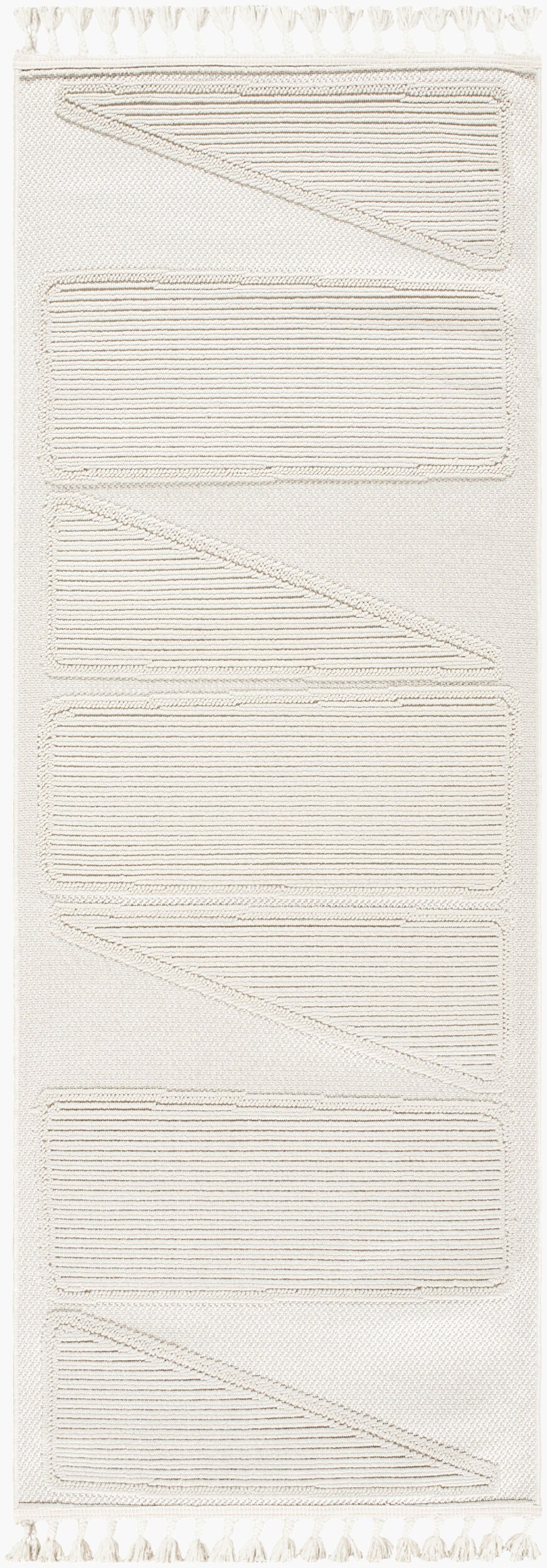 Finland FND-2306 7ft Runner Machine Woven Runner Rug