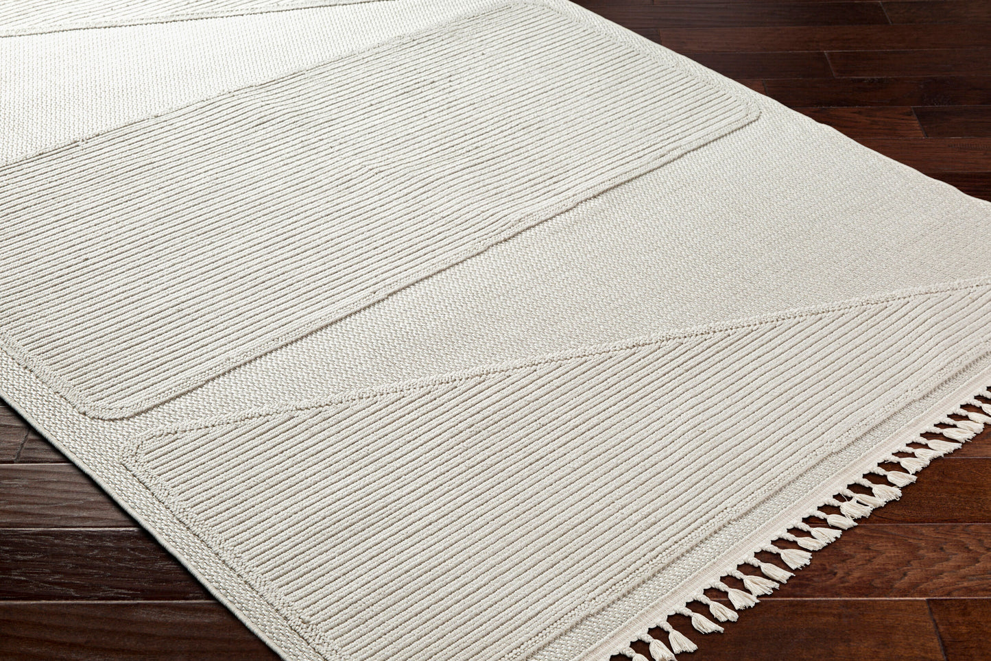 Finland FND-2306 7ft Runner Machine Woven Runner Rug