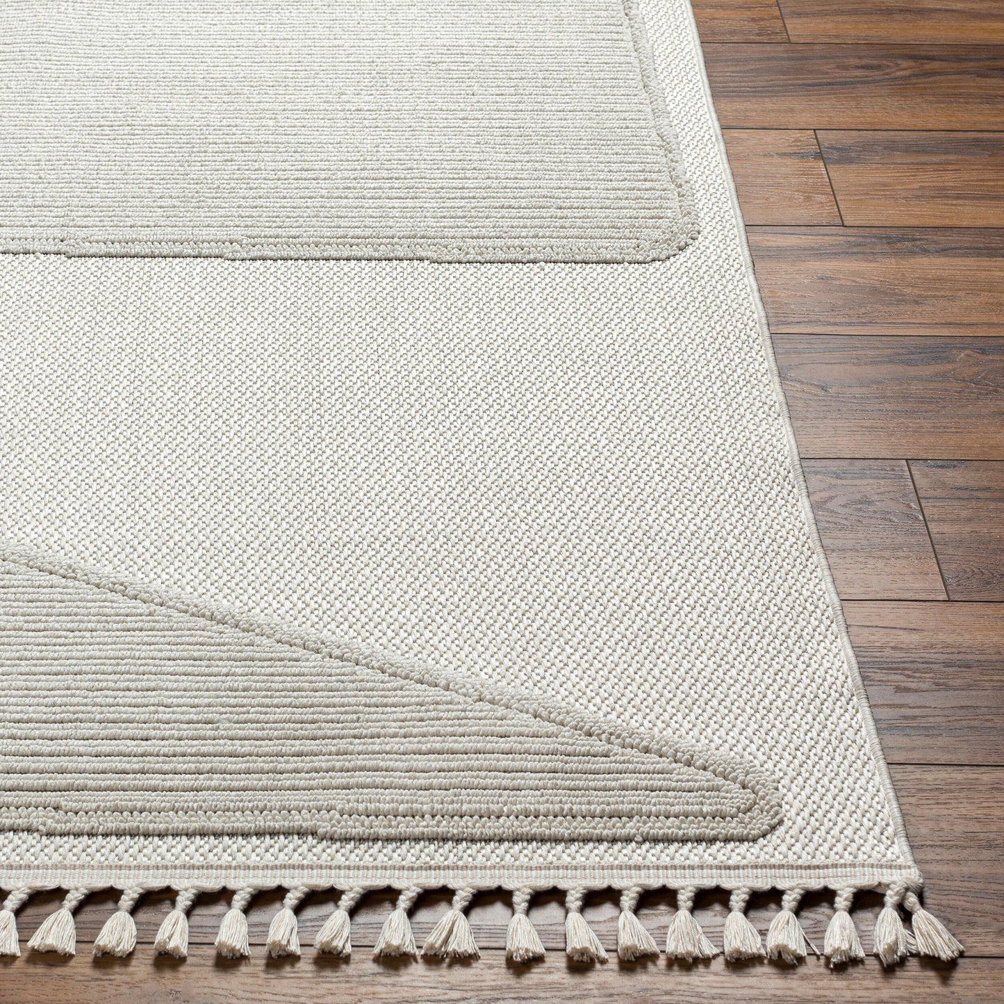 Finland FND-2306 7ft Runner Machine Woven Runner Rug