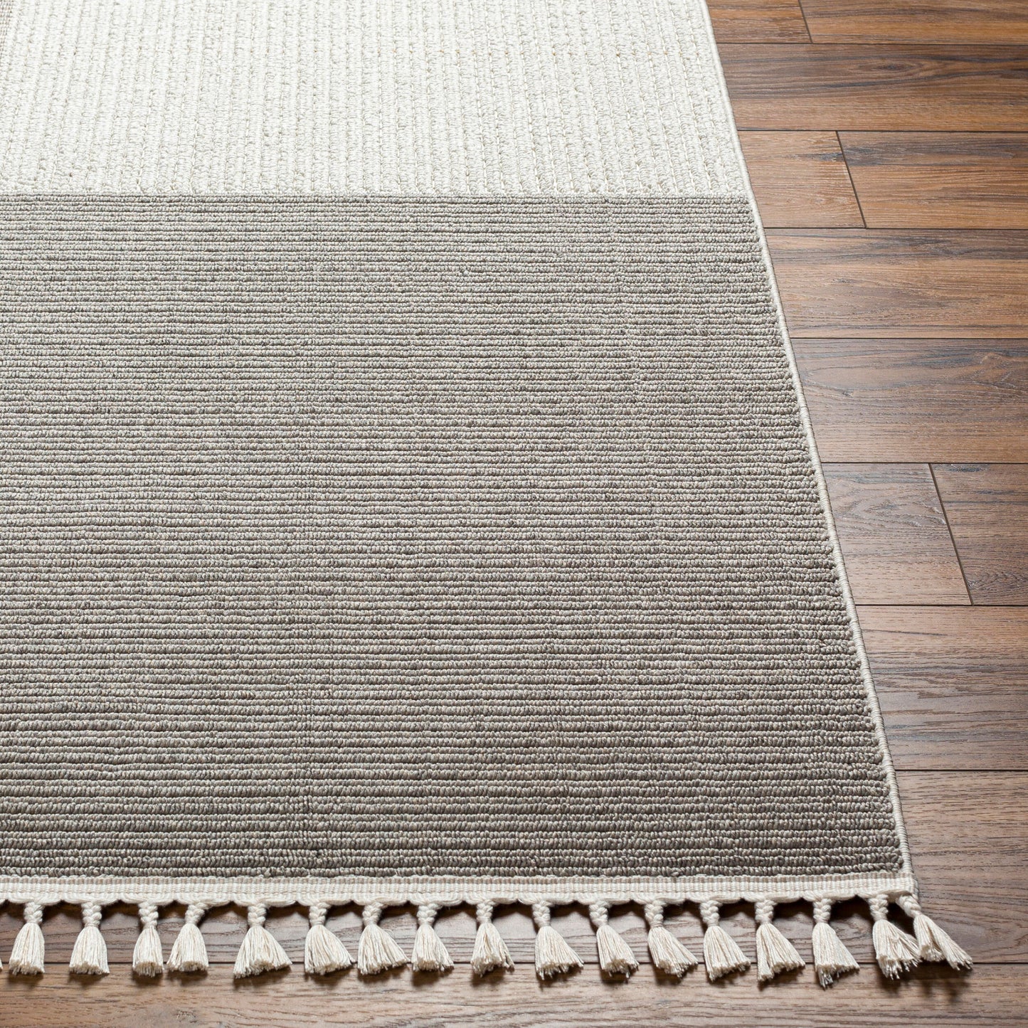 Finland FND-2307 7ft Runner Machine Woven Runner Rug