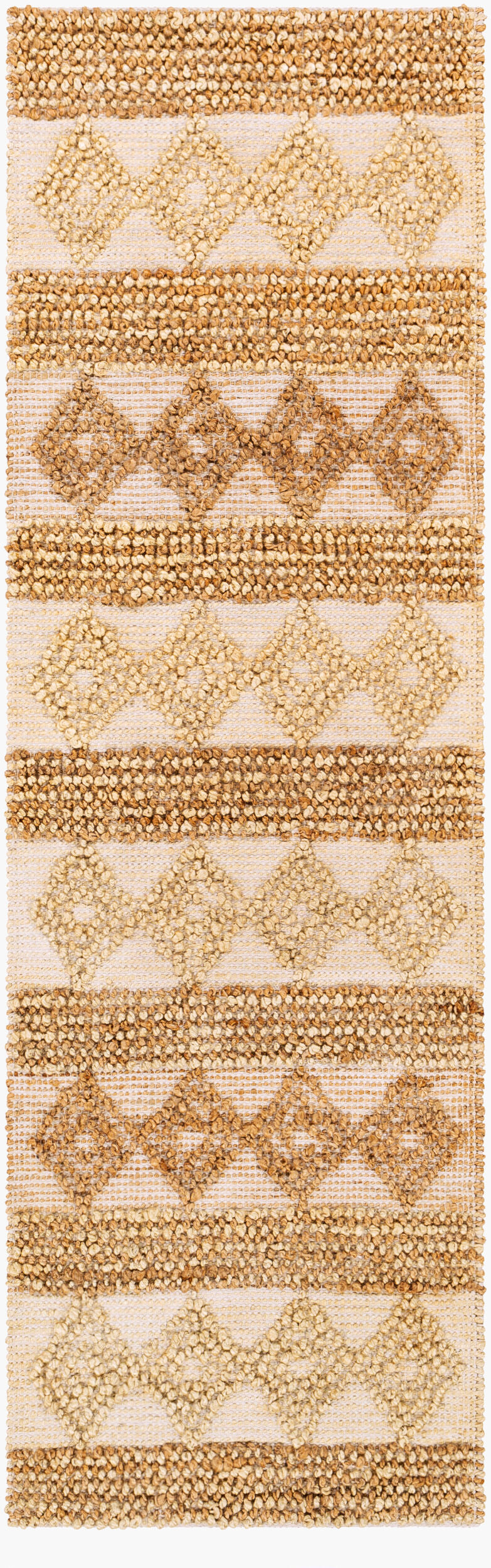 Farmhouse Naturals FNS-2301 8ft Runner Handmade Runner Rug