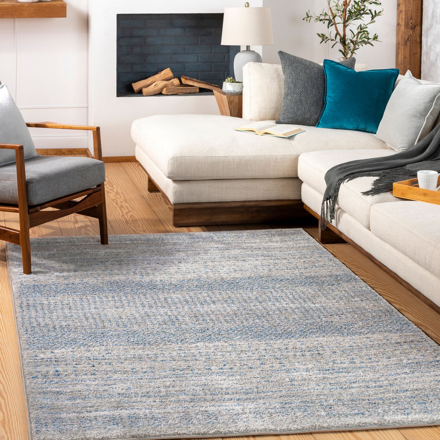 Fowler FOW-1006 3' x 5' Machine Woven Accent Rug