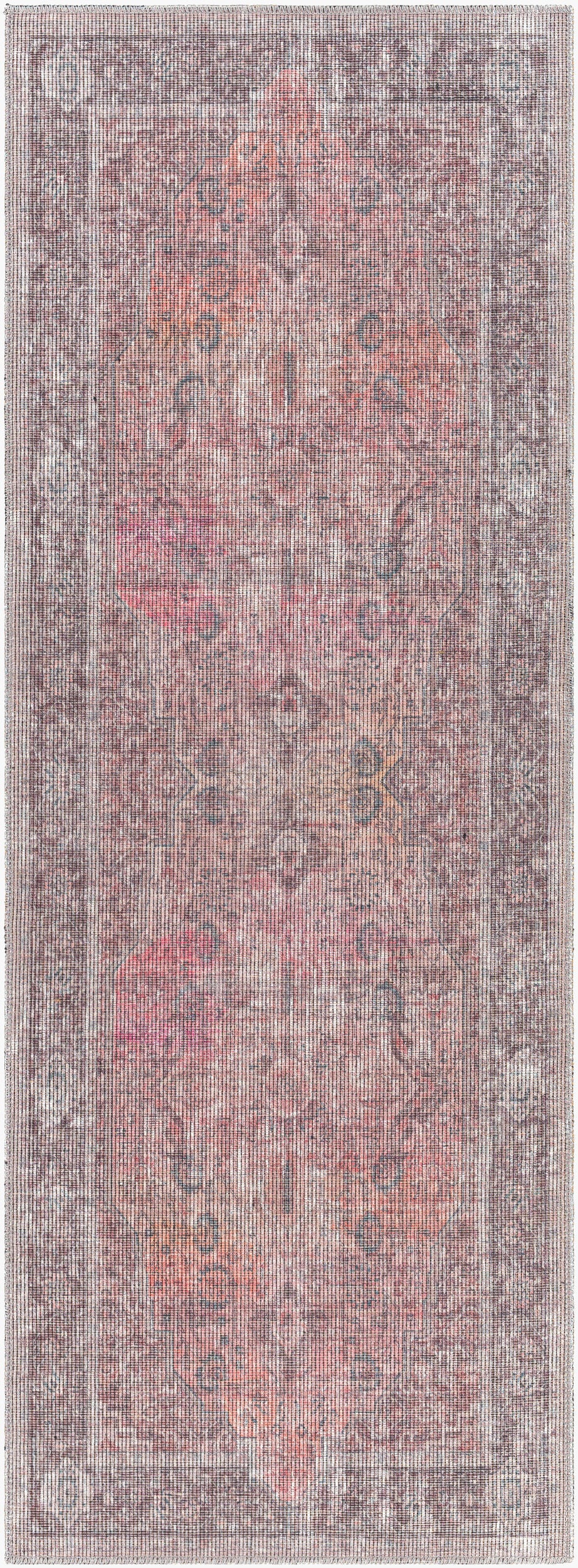 Farrell FRL-2305 12ft Runner Machine Woven Washable Runner Rug
