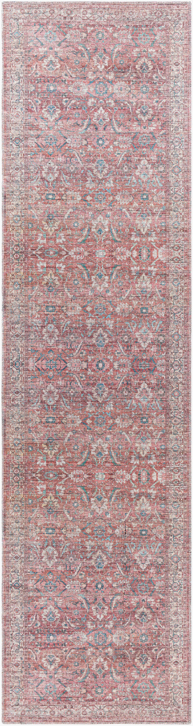 Farrell FRL-2307 10ft Runner Machine Woven Washable Runner Rug