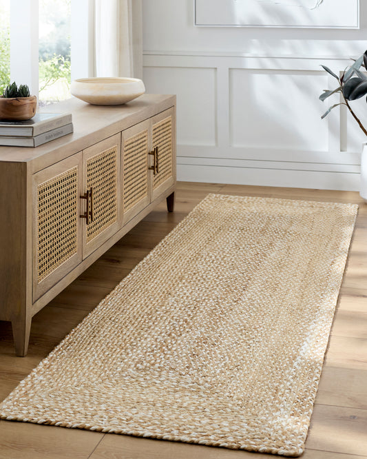 Alfombra de yute hecha a mano Firat FRT-2301 de 1,52 m x 2,13 m