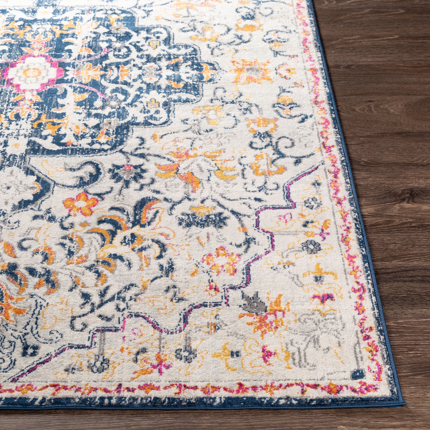 Floransa FSA-2313 5' x 7' Machine Woven Area Rug