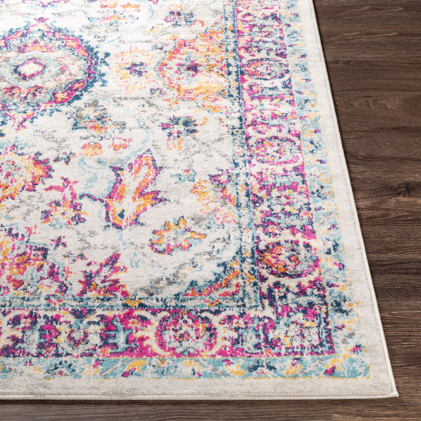 Floransa FSA-2320 6' x 9' Machine Woven Area Rug
