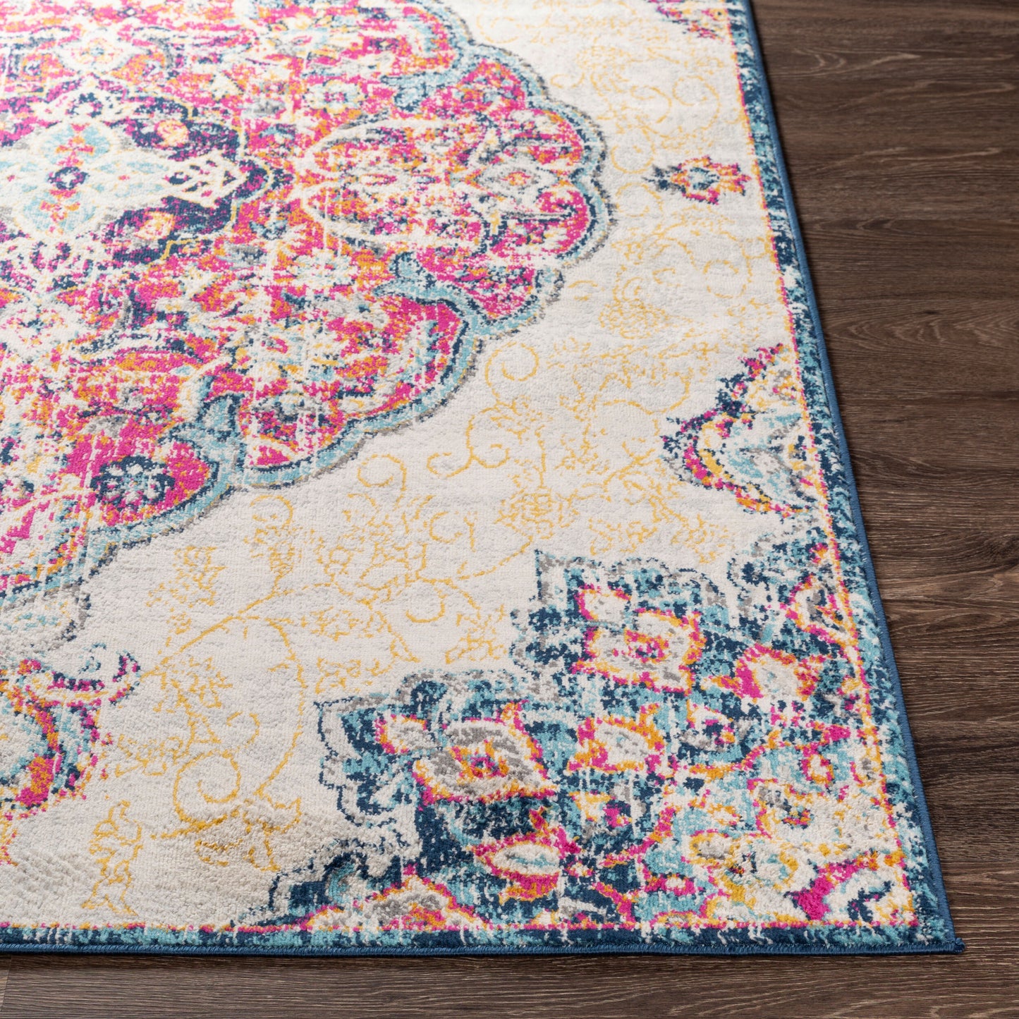 Floransa FSA-2322 6' x 9' Machine Woven Area Rug