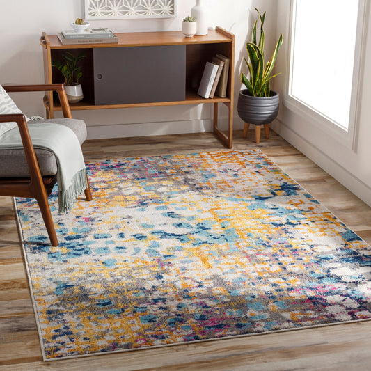Floransa FSA-2342 6' x 9' Machine Woven Area Rug