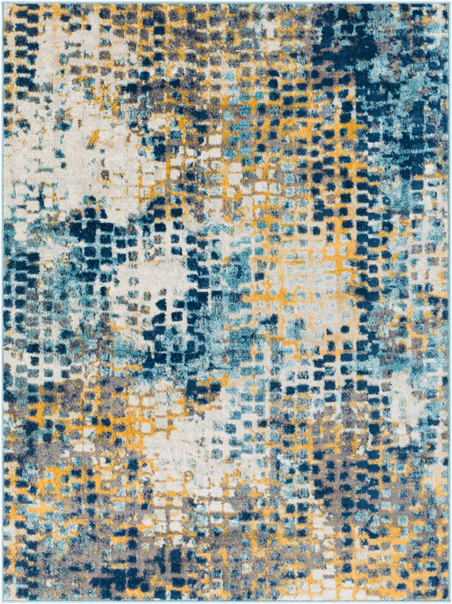 Floransa FSA-2346 5' x 7' Machine Woven Area Rug