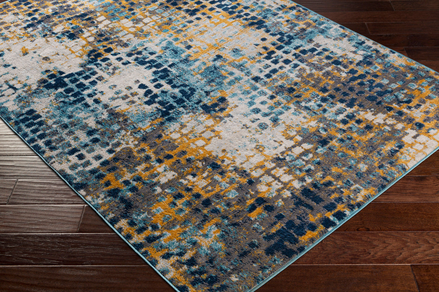 Floransa FSA-2346 5' x 7' Machine Woven Area Rug