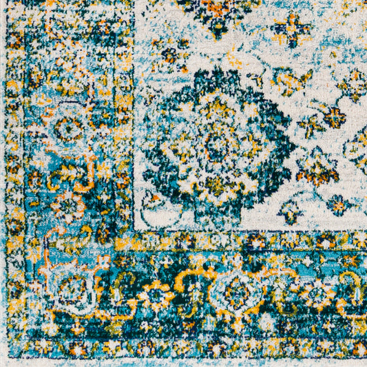 Floransa FSA-2357 5' x 7' Machine Woven Area Rug