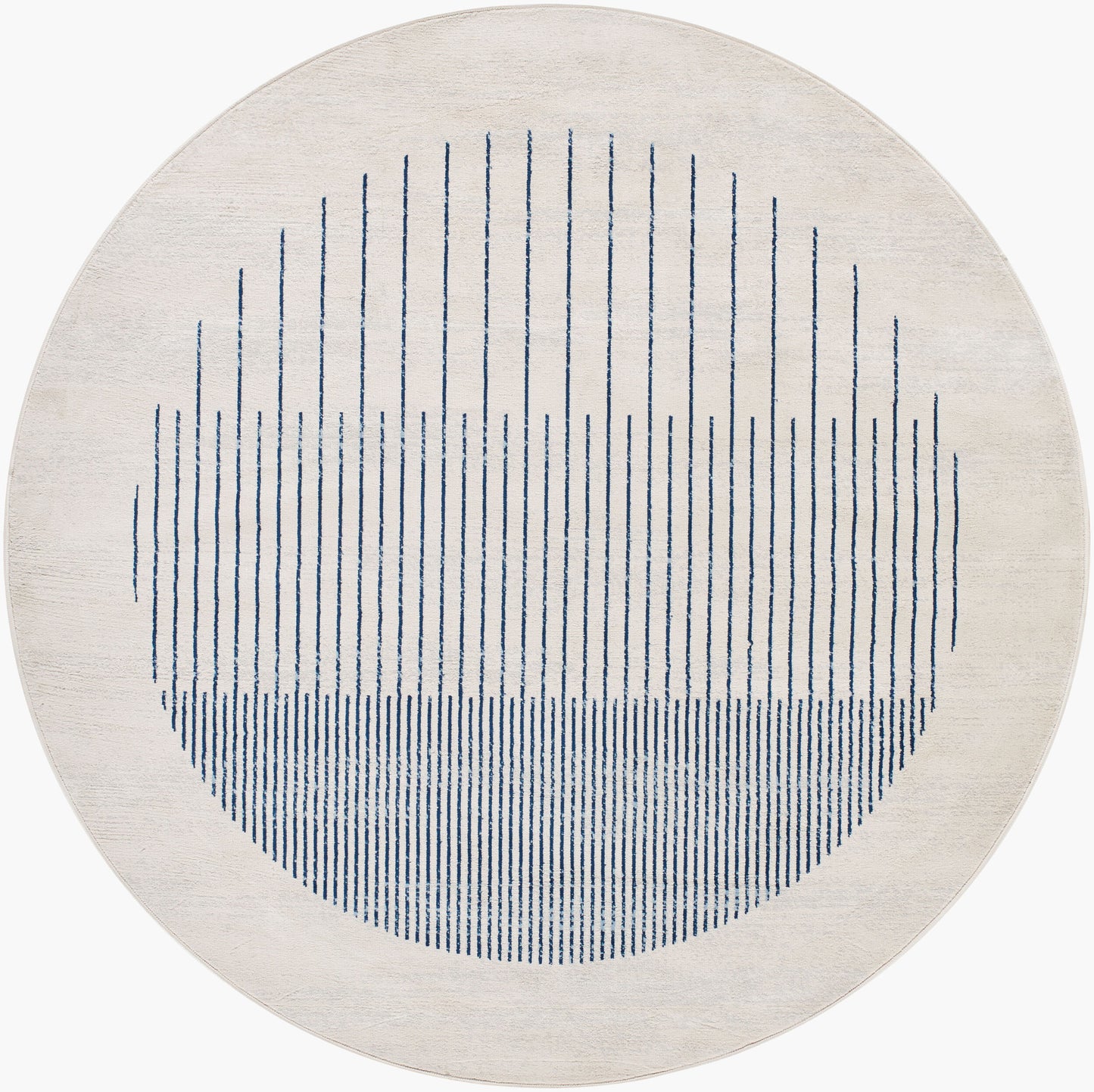 Floransa FSA-2369 8ft Round Machine Woven Area Rug