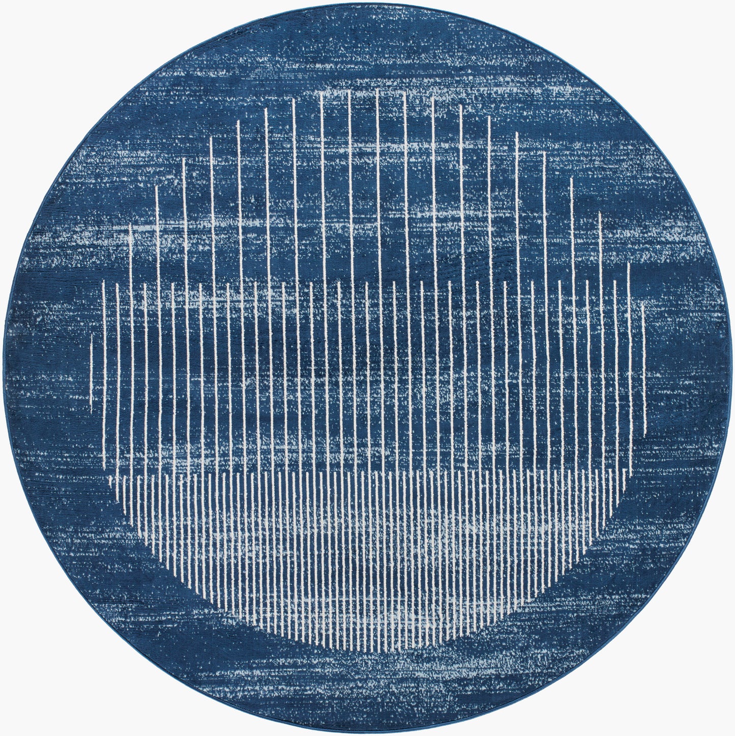 Floransa FSA-2371 6ft Round Machine Woven Area Rug