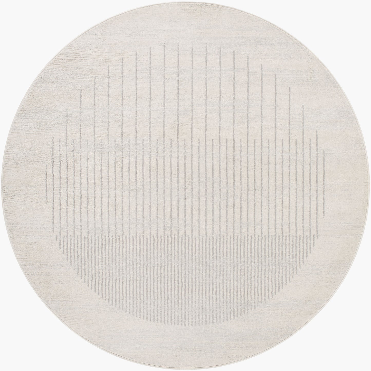 Floransa FSA-2373 8ft Round Machine Woven Area Rug