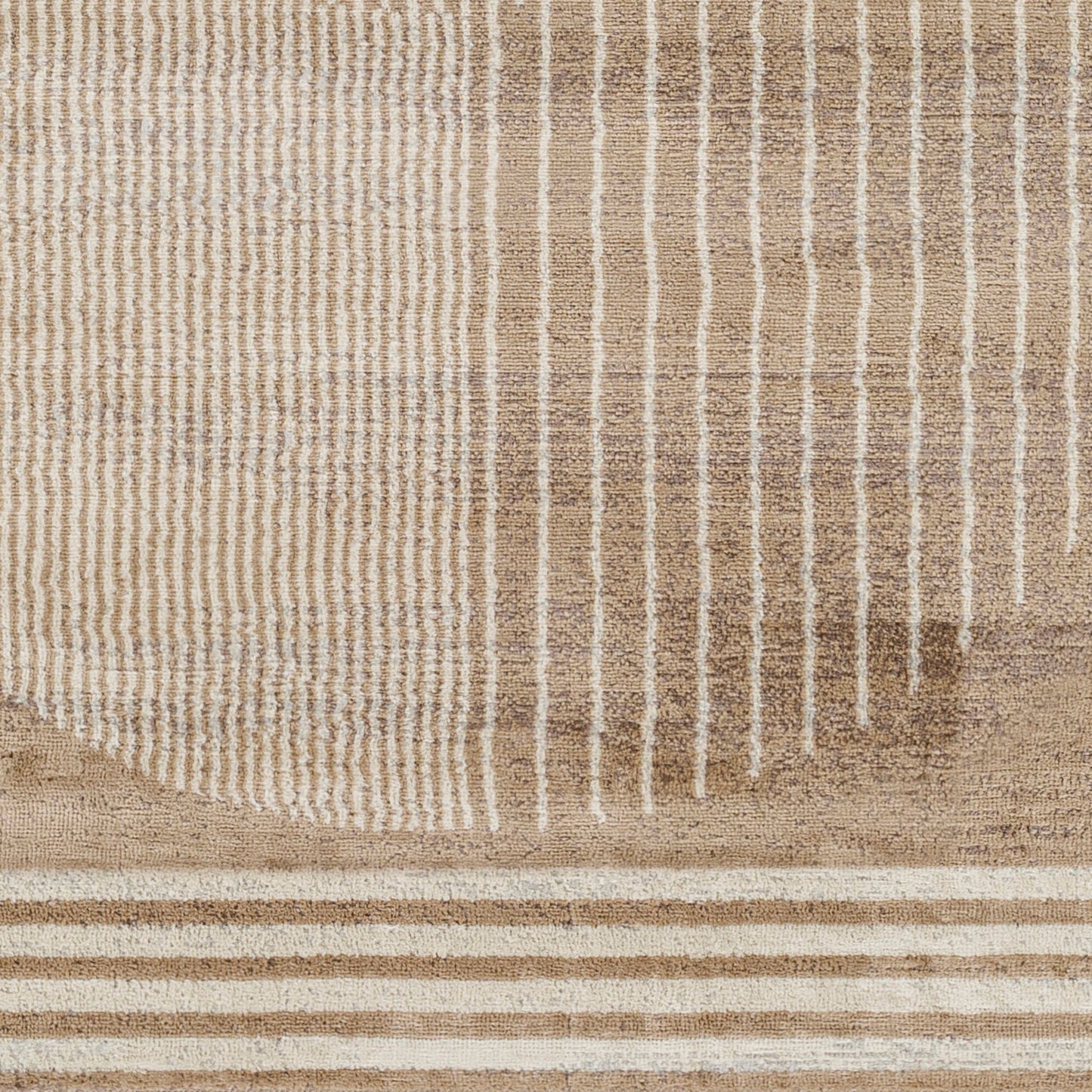 Floransa FSA-2374 8ft Round Machine Woven Area Rug