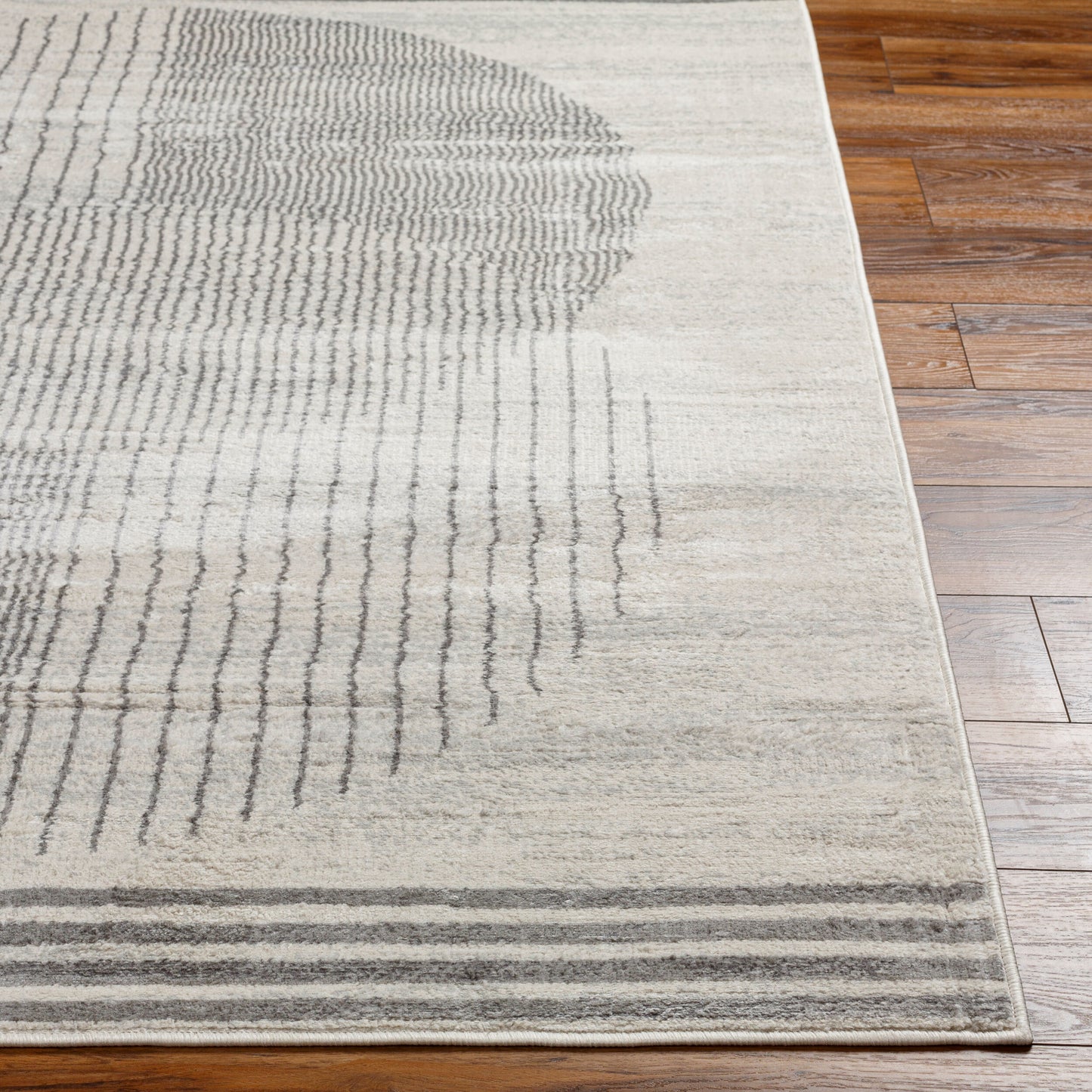 Floransa FSA-2378 8ft Square Machine Woven Area Rug