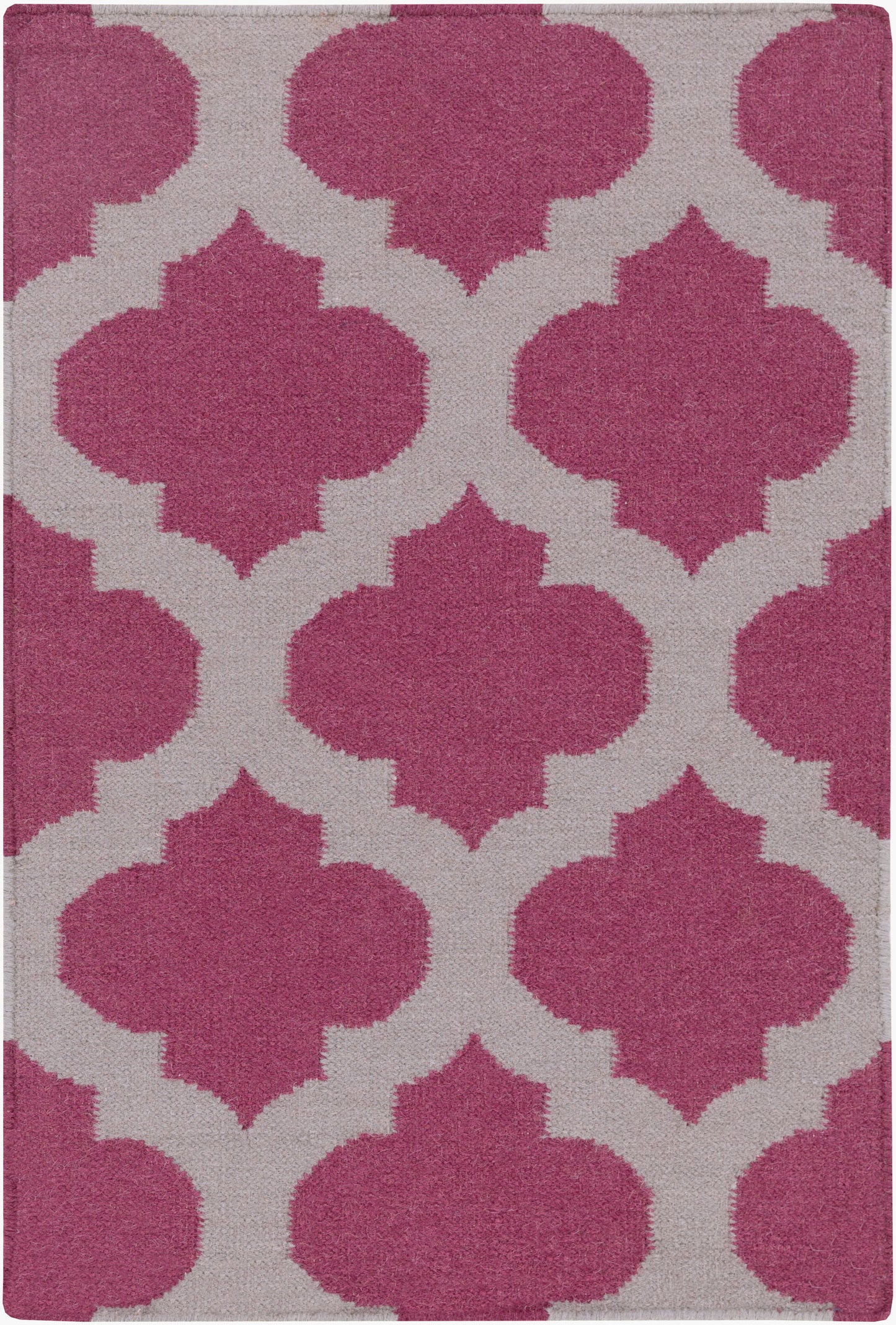 Alfombra decorativa de lana hecha a mano Frontier FT-115 de 2' x 3'