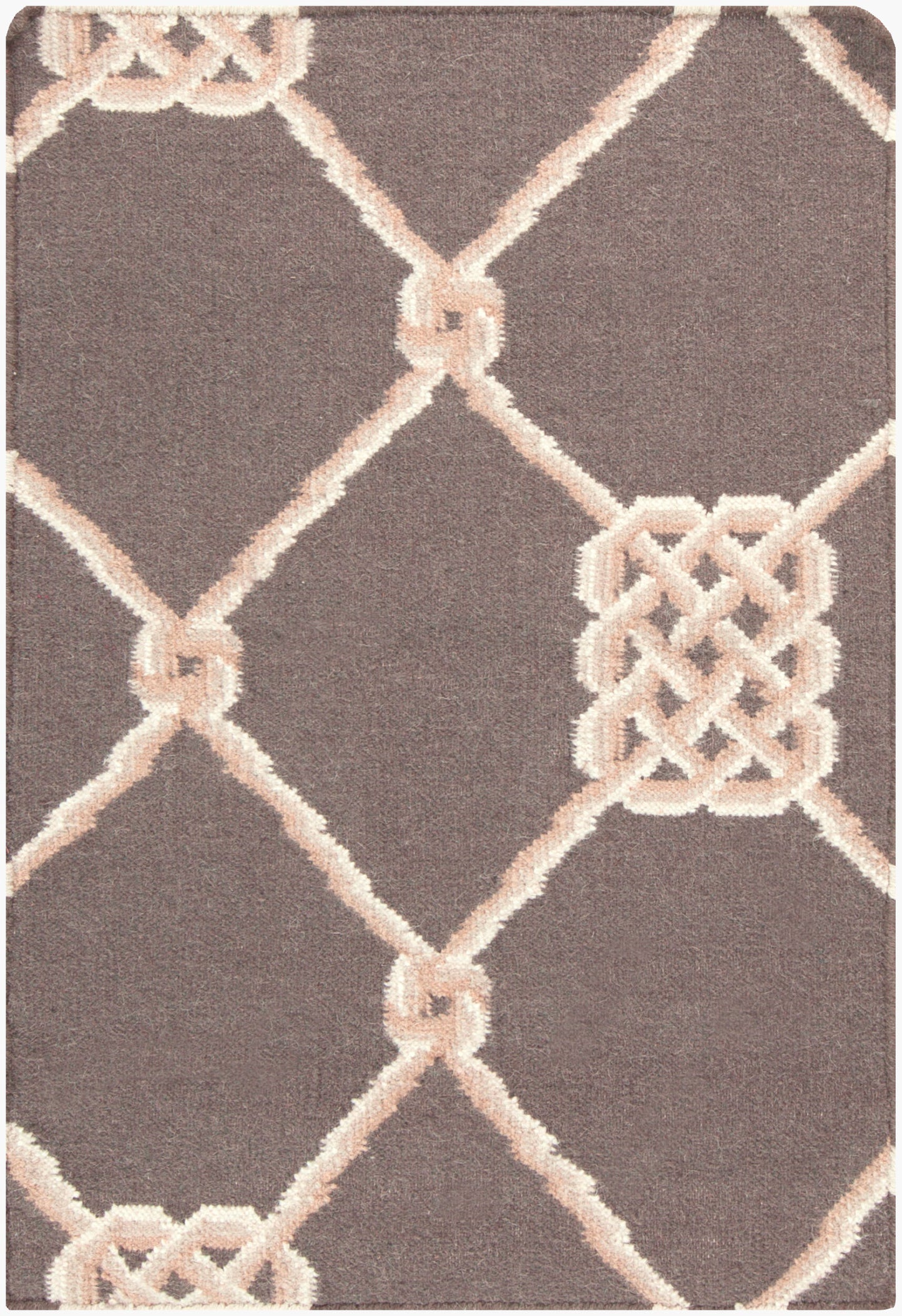 Alfombra decorativa de lana hecha a mano Frontier FT-199 de 2' x 3'
