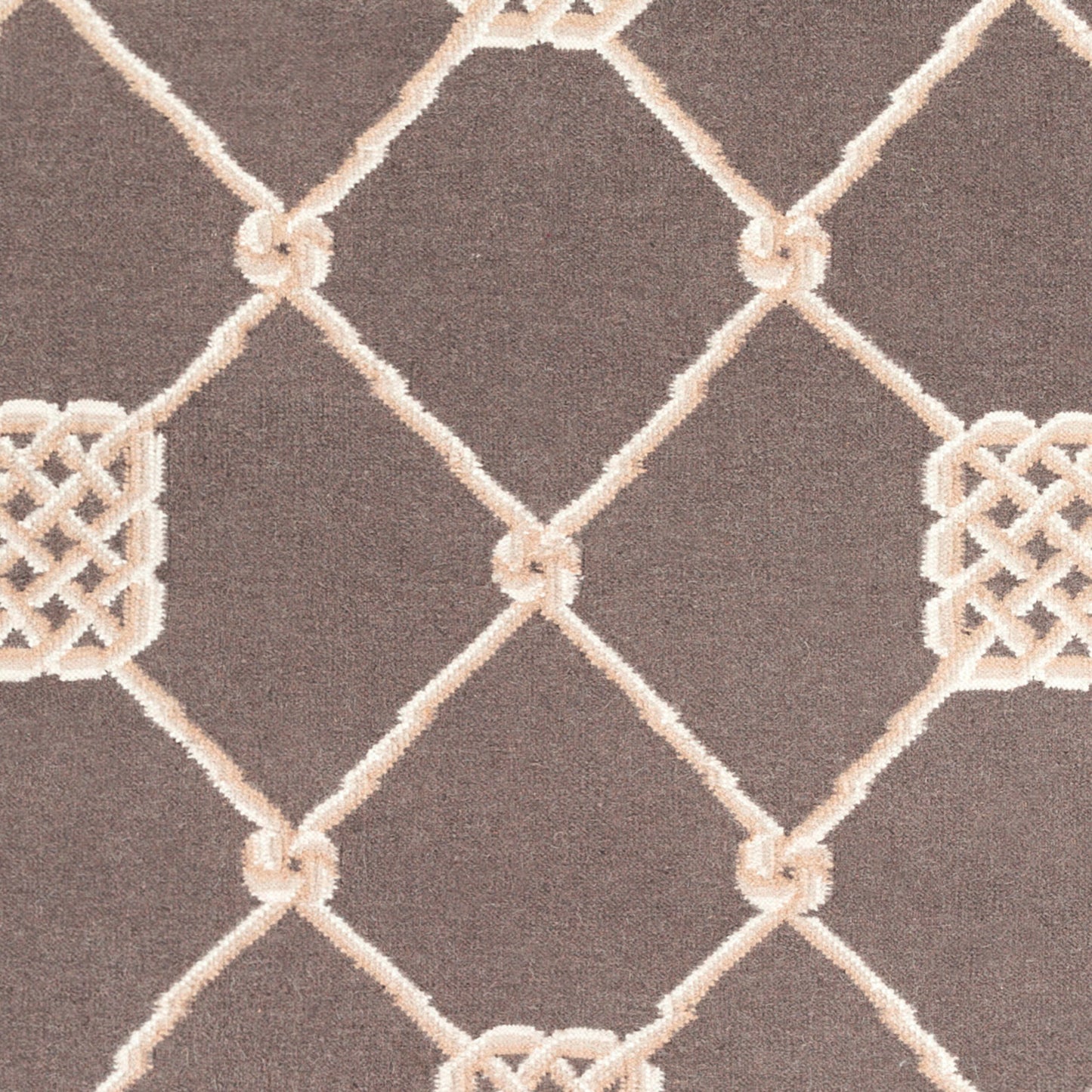 Alfombra decorativa de lana hecha a mano Frontier FT-199 de 2' x 3'