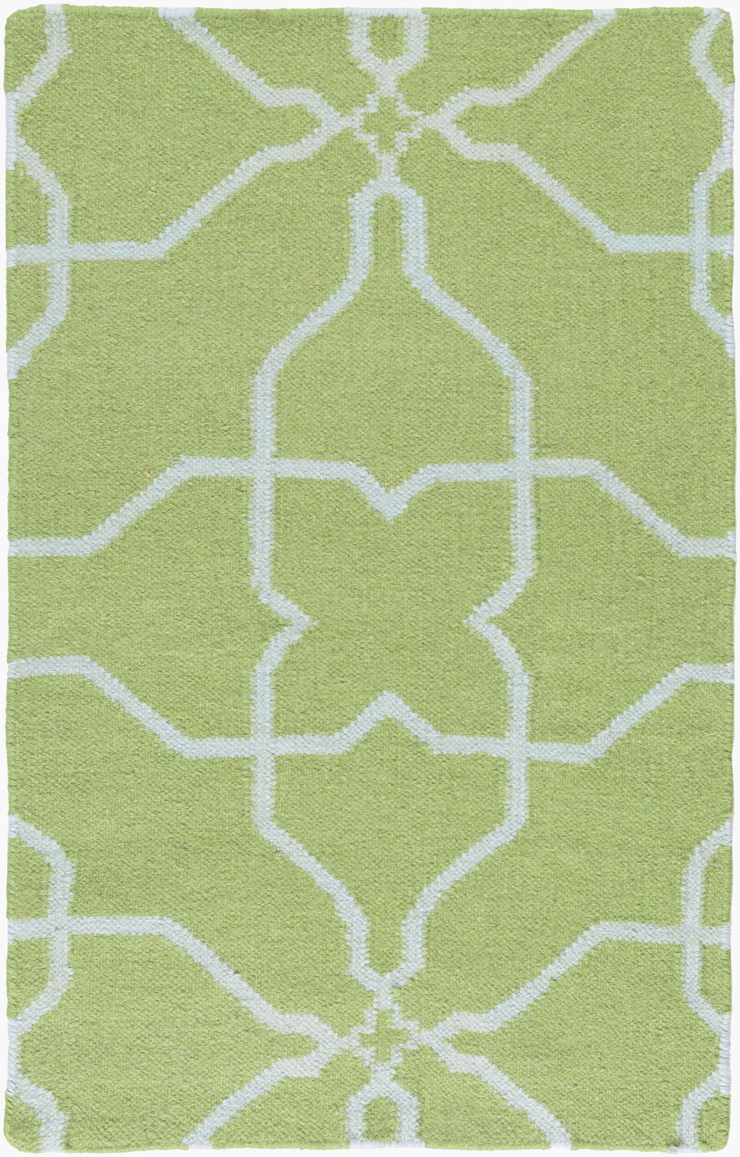 Alfombra decorativa de lana hecha a mano Frontier FT-234 de 2' x 3'