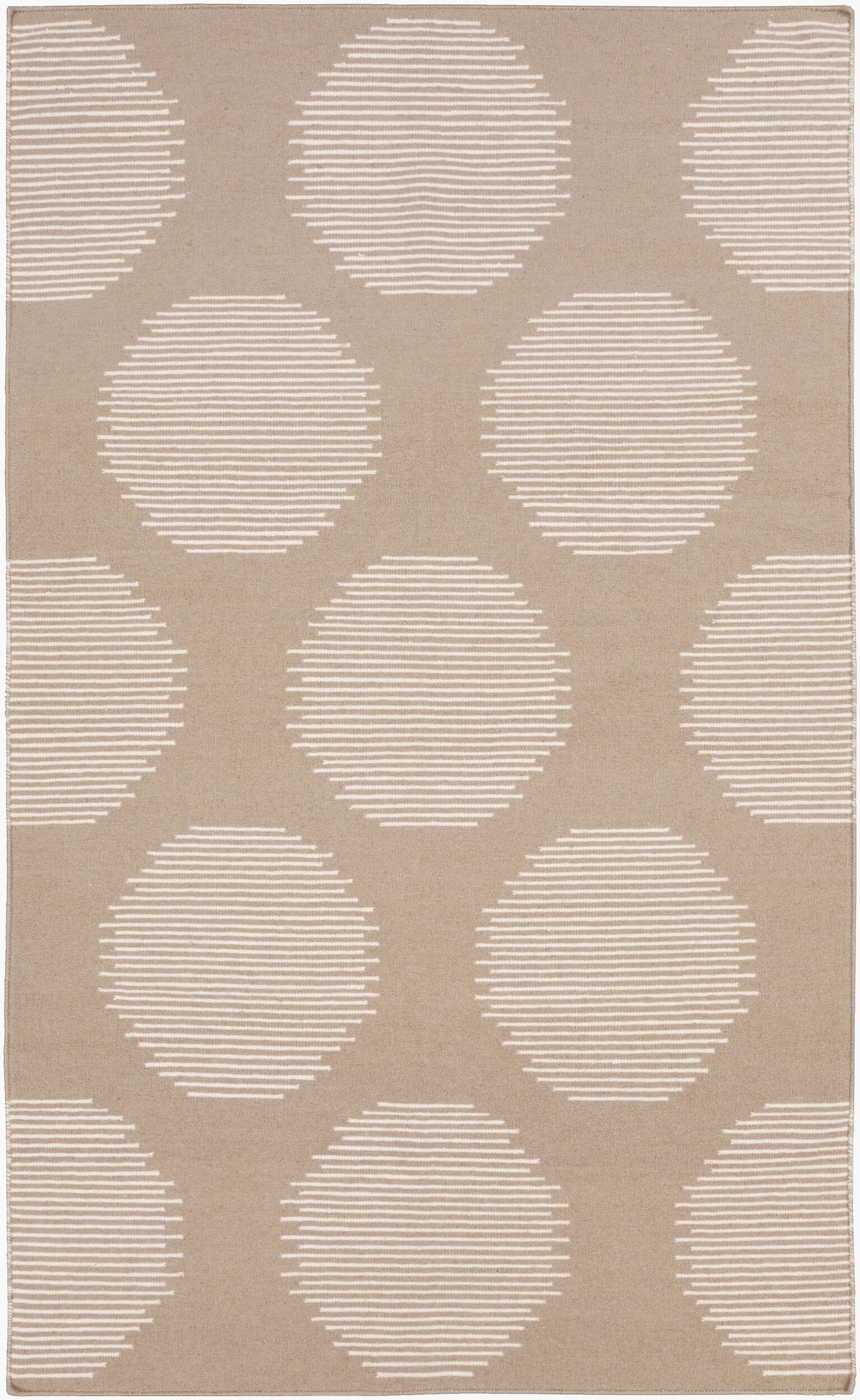 Alfombra decorativa de lana hecha a mano Frontier FT-389 de 2' x 3'