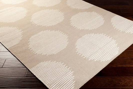 Alfombra decorativa de lana hecha a mano Frontier FT-389 de 2' x 3'