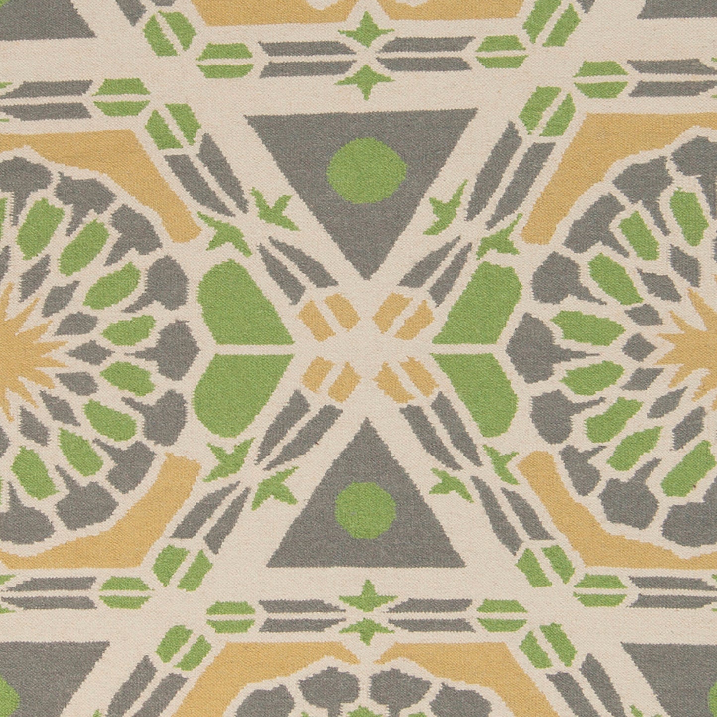 Alfombra decorativa de lana hecha a mano Frontier FT-465 de 2' x 3'