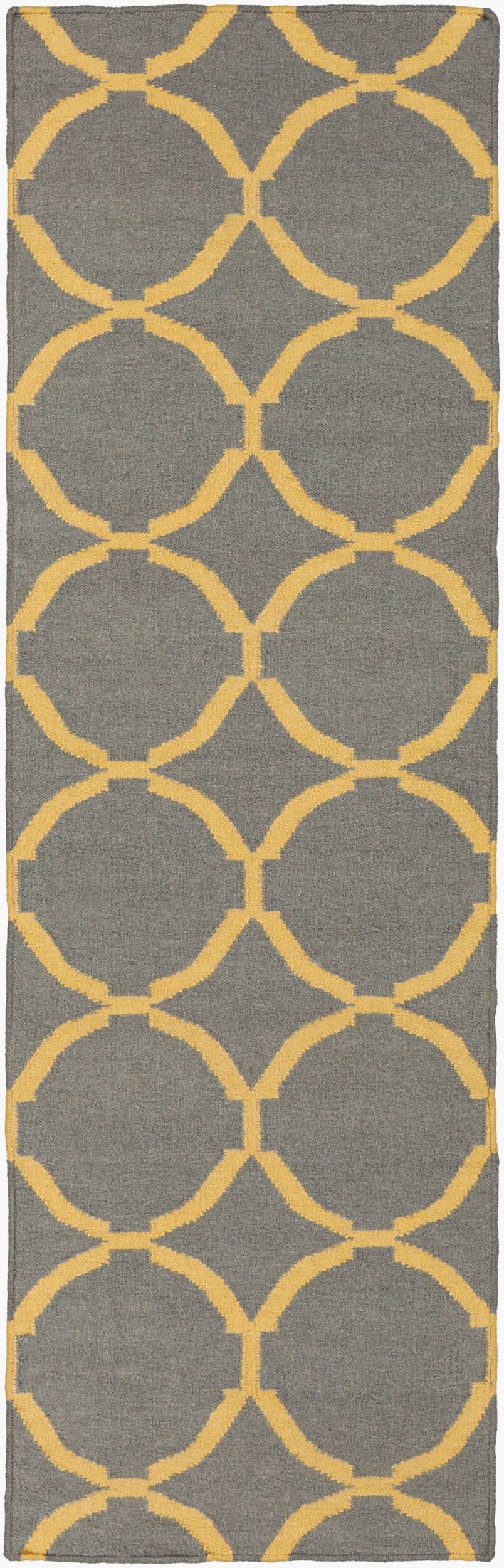 Alfombra de lana hecha a mano Frontier FT-499 de 2,4 m