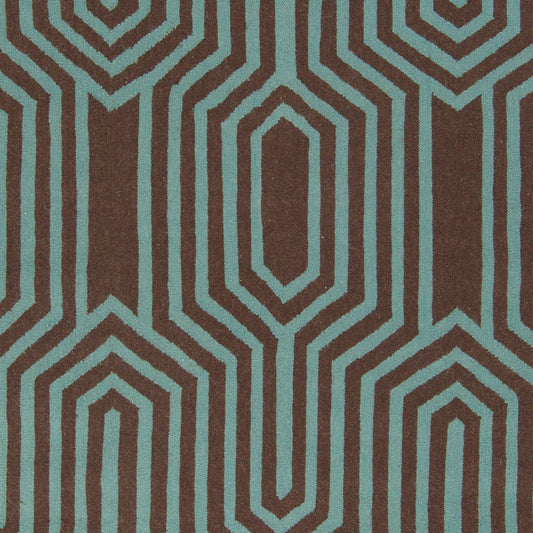 Frontier FT-504 3' x 5' Handmade Wool Accent Rug