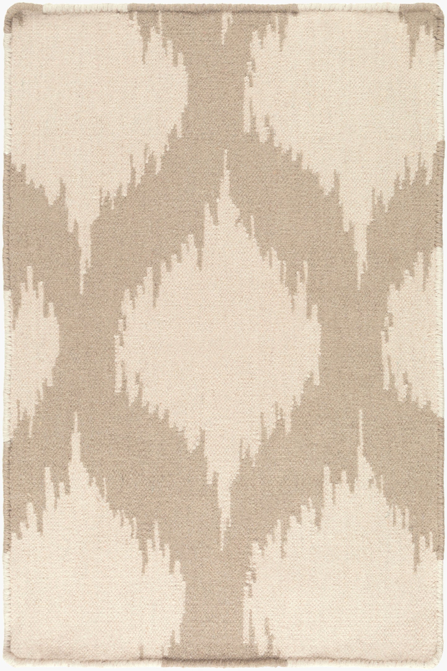 Alfombra decorativa de lana hecha a mano Frontier FT-513 de 2' x 3'