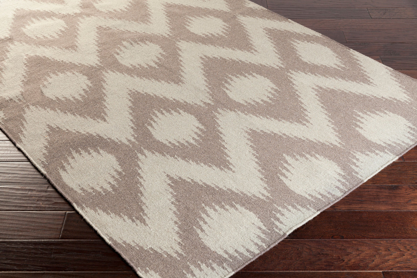 Alfombra decorativa de lana hecha a mano Frontier FT-516 de 2' x 3'