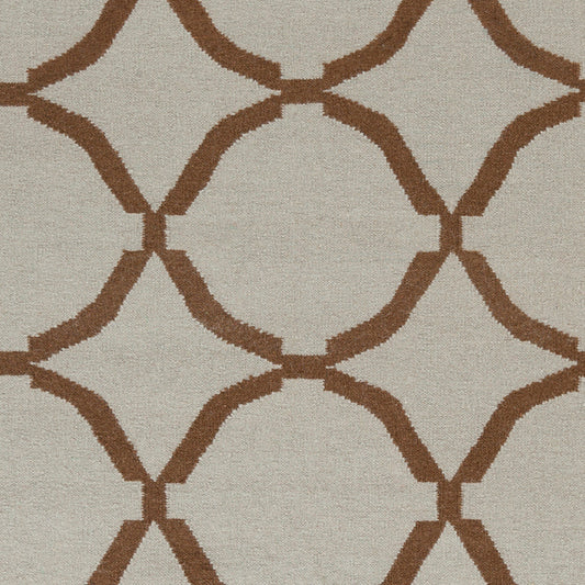 Alfombra decorativa de lana hecha a mano Frontier FT-522 de 2' x 3'