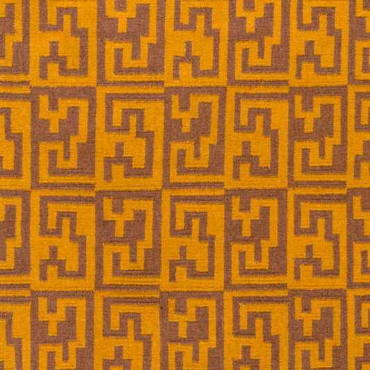 Alfombra decorativa de lana hecha a mano Frontier FT-525 de 2' x 3'