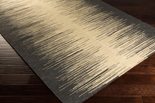 Alfombra decorativa de lana hecha a mano Frontier FT-554 de 2' x 3'