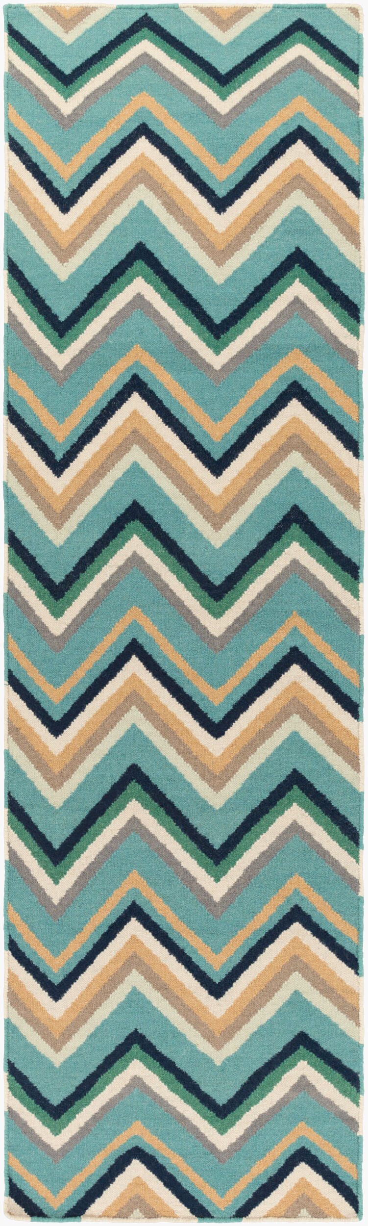Frontier FT-595 8ft Runner Handmade Wool Runner Rug