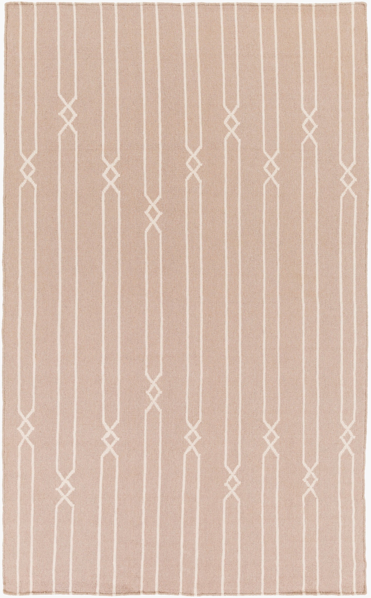 Alfombra decorativa de lana hecha a mano Frontier FT-614 de 3' x 5'