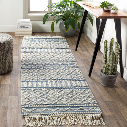 Farmhouse Tassels FTS-2301 8ft Runner Handmade Runner Rug