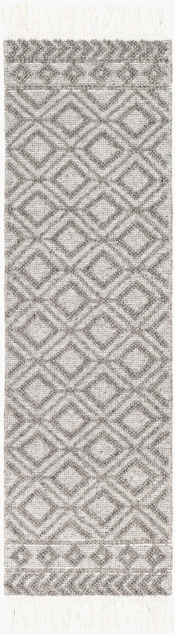 Farmhouse Tassels FTS-2302 8ft Runner Handmade Runner Rug