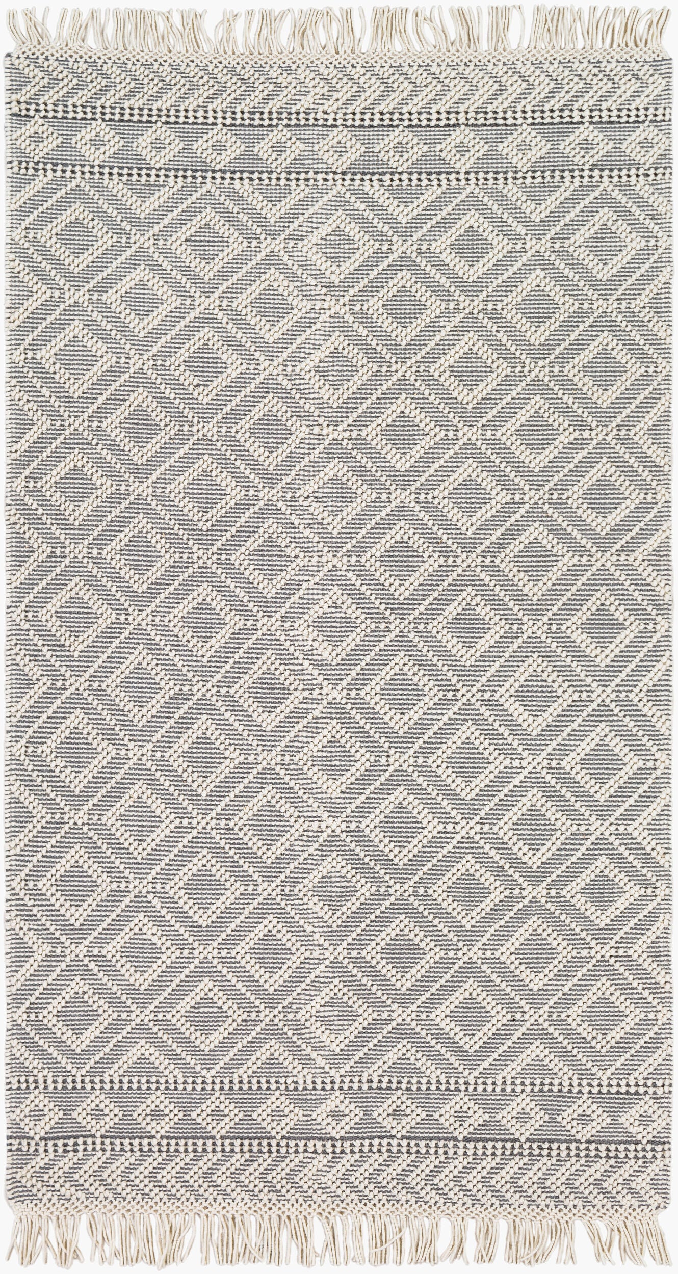 Farmhouse Tassels FTS-2303 5' x 7' Handmade Area Rug