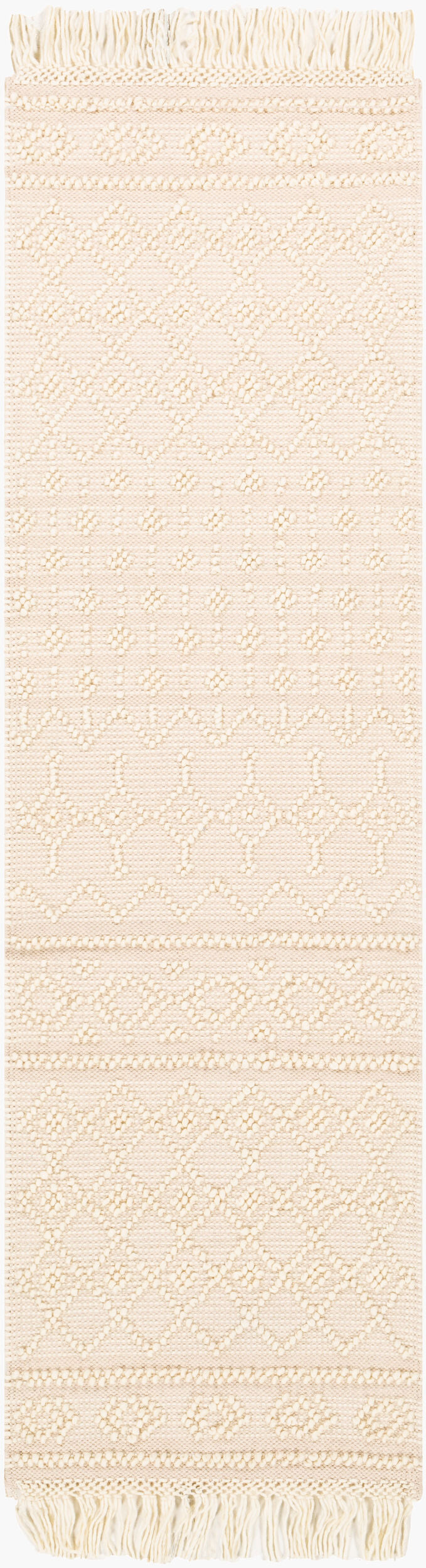 Farmhouse Tassels FTS-2305 8ft Runner Handmade Runner Rug
