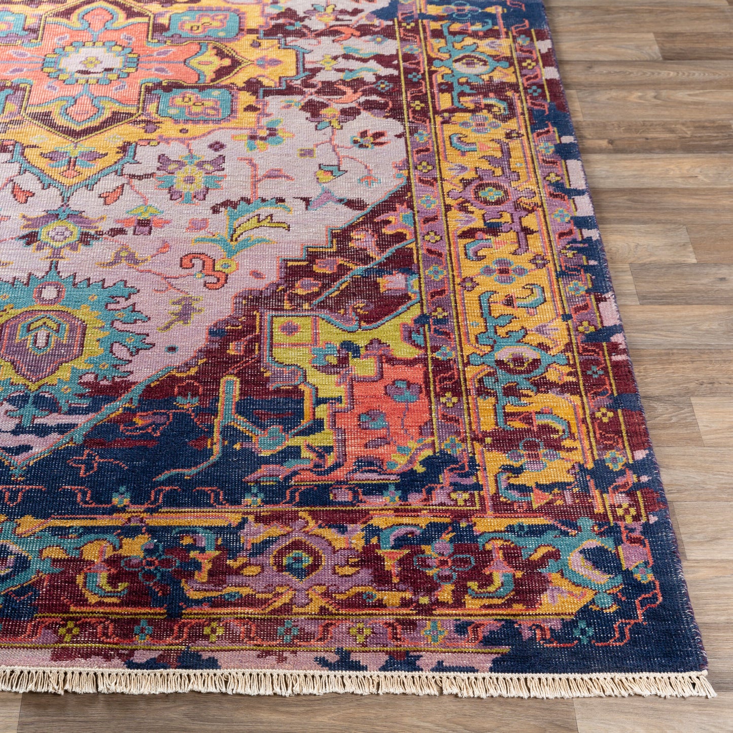 Festival FVL-1004 2' x 3' Handmade Wool Accent Rug