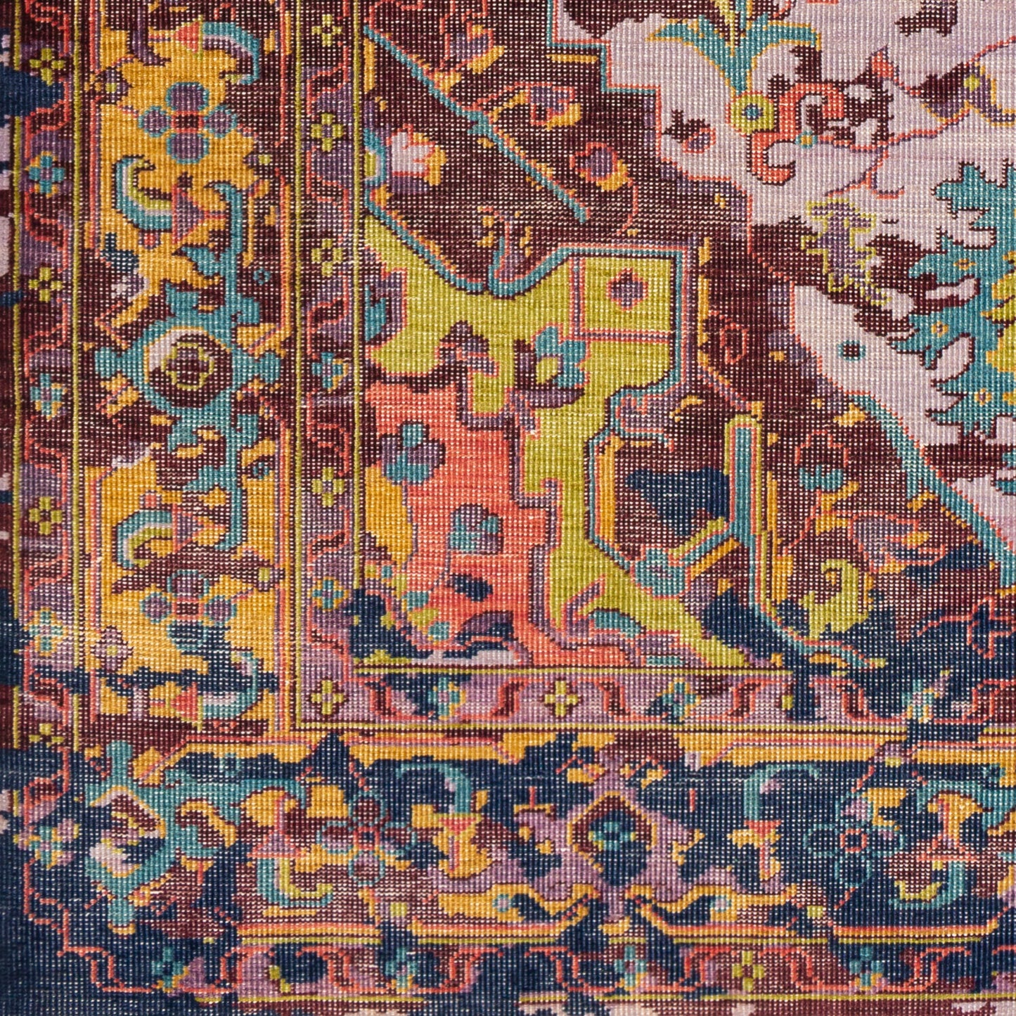Festival FVL-1004 2' x 3' Handmade Wool Accent Rug