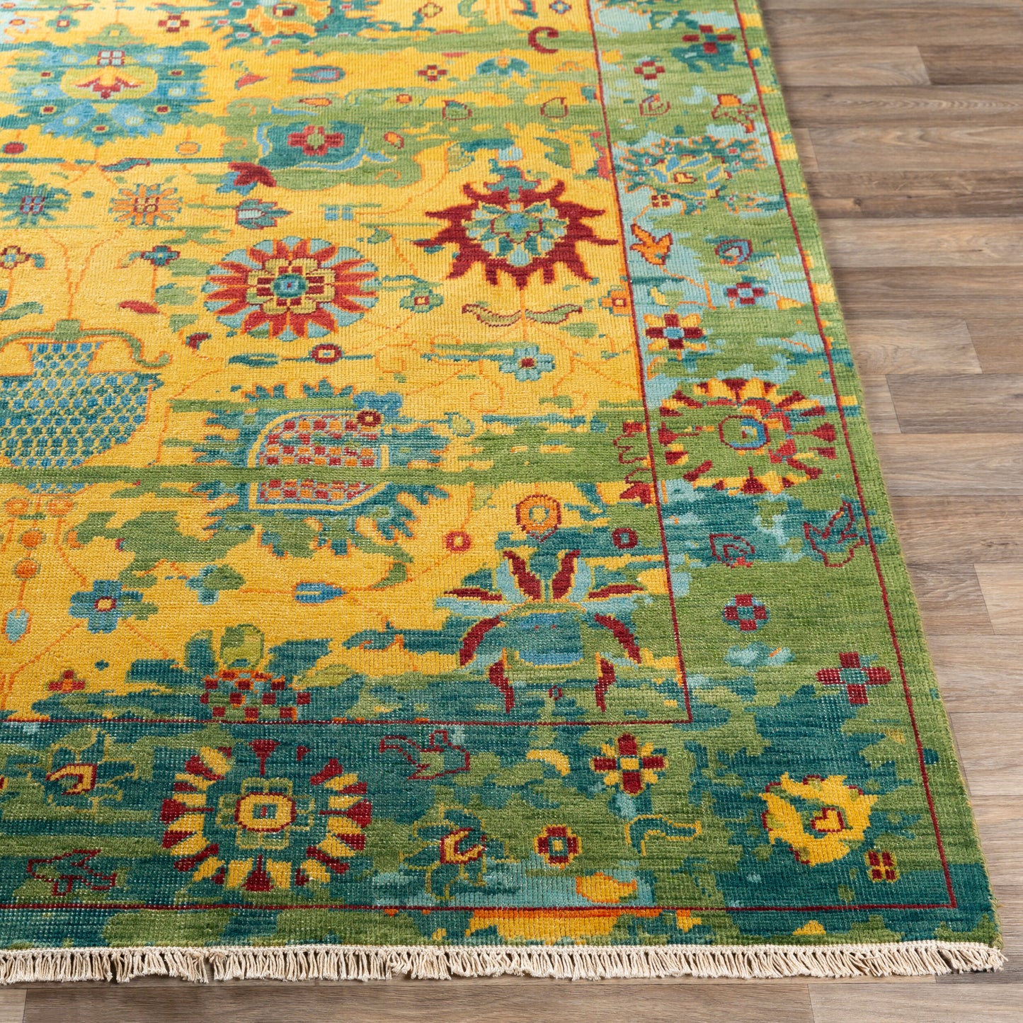 Festival FVL-1005 2' x 3' Handmade Wool Accent Rug