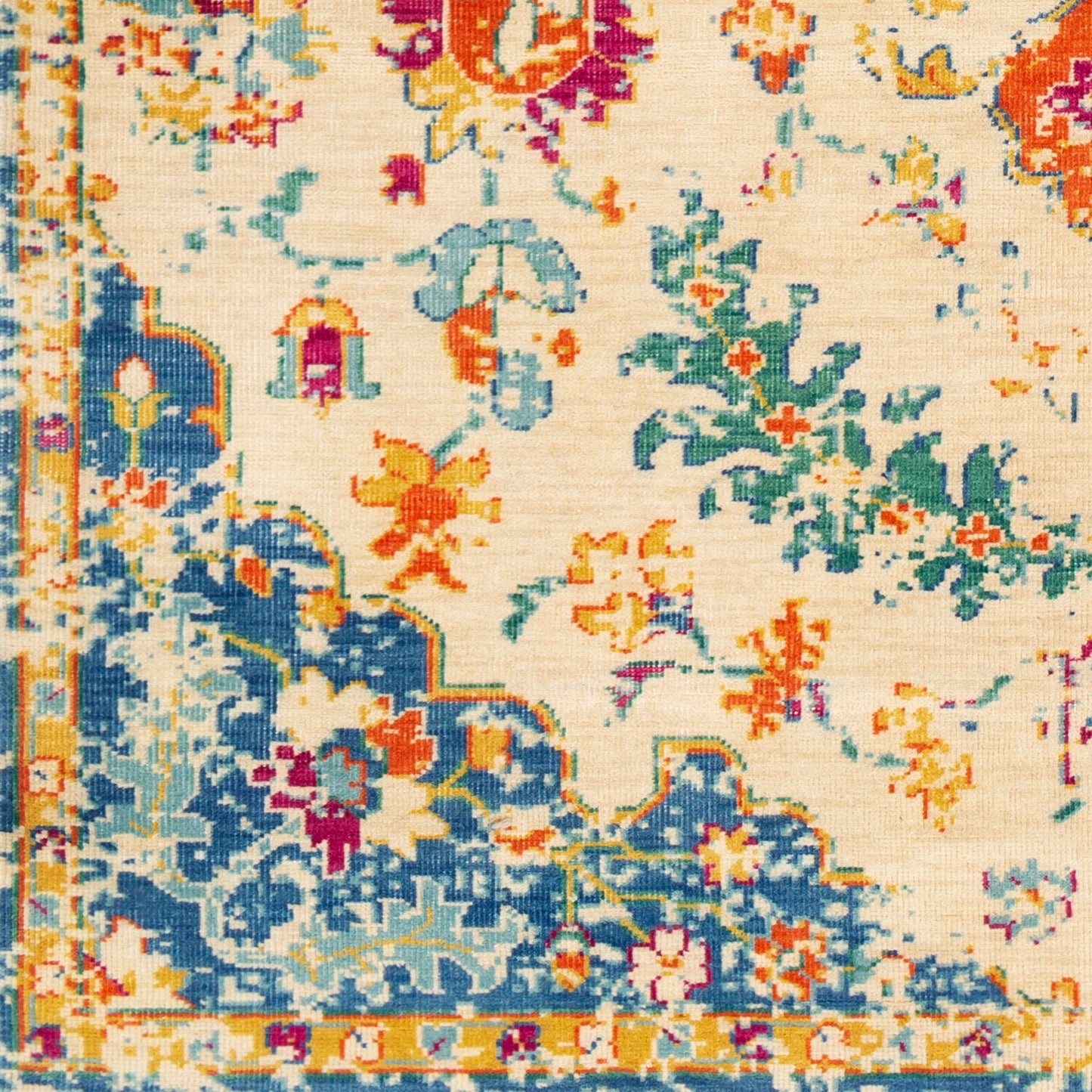 Festival FVL-1006 2' x 3' Handmade Wool Accent Rug