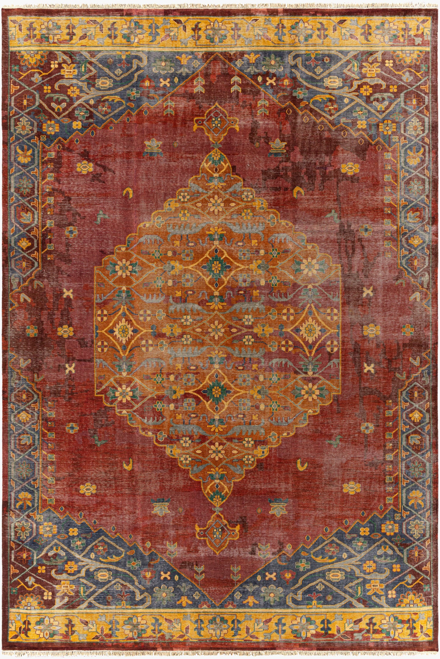 Festival FVL-1008 9' x 12' Handmade Wool Area Rug